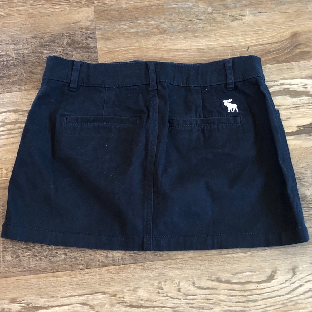 Abercrombie girls dark blue mini skirt 16